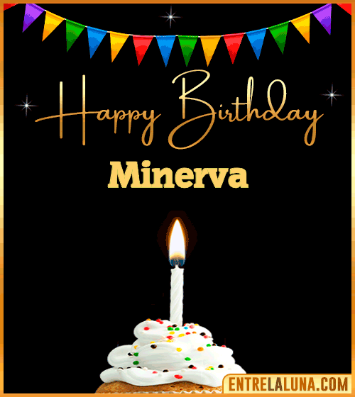 GiF Happy Birthday Minerva